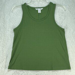 Athleta Tank Top Womens Size XXS Green Sleeveless Cotton Blend NWOT